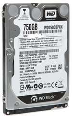 WESTERN DIGITAL WD7500BPKX WD BLACK 750GB 7200RPM SATA-6GBPS 16MB BUFFER 2.5INCH INTERNAL HARD DISK DRIVE. BULK. IN STOCK.