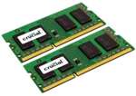 CRUCIAL - 8GB (2X4GB) 1066MHZ PC3-8500 CL7 NON-ECC UNBUFFERED DDR3 SDRAM SODIMM CURCAL MEMORY FOR APPLE DEVICE (CT2K4G3S1067M). BULK.