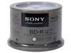 SONY 50BNR25AP6 DISC BLU-RAY SINGLE LAYER 25GB 6X WRITE ONCE WHT IJ PRINTABLE 50/PK WRITE ONCE WHT IJ PRINTABLE 50/PK. BULK. IN STOCK