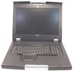 HP AG052A TFT7600 RACKMOUNT 17 INCH WXGA+ MONITOR & KEYBOARD INTEGRATED 1U FORM. REFURBISHED. IN STOCK.