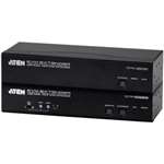 ATEN - USB DUAL VIEW KVM EXTENDER WITH DESKEW - 1 COMPUTER(S) - 1 LOCAL USER(S) - 1 REMOTE USER(S) - 984.25 FT RANGE - 4 X NETWORK (RJ-45) - 4 X USB - 5 X VGA (CE775). BULK. IN STOCK.