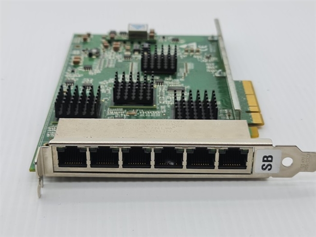 DELL PF4RD 6 PORT 1GB ETHERNET PEG6i5 NIC SERVER ADAPTER. REFURBISHED. IN STOCK.