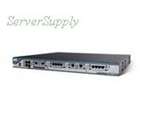 CISCO - 2801 INTEGRATED SERVICES ROUTER - AC POWER 2 FE 2HWIC 2 AIM 4 SLOT IP BASE 64FL/96DR (CISCO2801). REFURBISHED. IN STOCK.