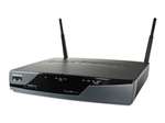 CISCO - 877W INTEGRATED SERVICES ROUTER - ROUTER - DSL - 802.11B/G - DESKTOP (CISCO877W-G-A-K9). REFURBISHED. IN STOCK.
