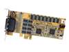 STARTECH - 16 PORT LOW PROFILE RS232 PCI EXPRESS SERIAL CARD - CABLE INCLUDED - SERIAL ADAPTER (PEX16S952LP). BULK. IN STOCK.