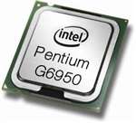 INTEL SLBMS PENTIUM DUAL CORE G6950 2.8GHZ 3MB SMART CACHE 2.5GT/S DMI SOCKET FCLGA-1156 32NM 73W PROCESSOR ONLY. REFURBISHED. IN STOCK.