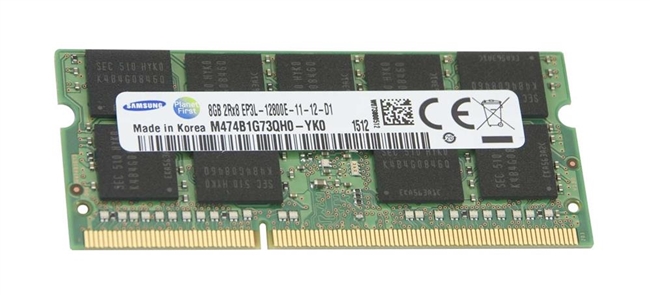 Samsung M474B1G73QH0-YK0 8GB DDR3-1600 12800 ECC SODIMM 2RX8 1.35V Memory Module. BULK. IN STOCK