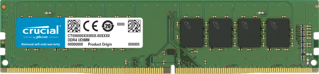 Crucial CT16G4DFD8266 16GB Single DDR4 2666 MHz PC4-21300 288 pin Desktop Memory. BULK. IN STOCK.