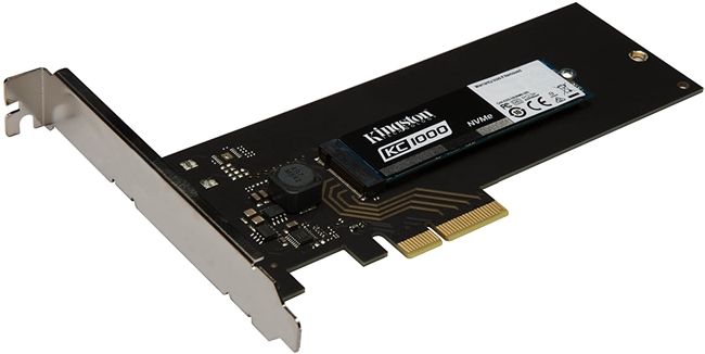 KINGSTON SKC1000H/480G KC1000 480GB NVME PCIE HHHL AIC INTERNAL SOLID STATE DRIVE. BULK. IN STOCK.