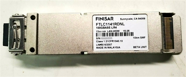 Finisar FTLC1141RDNL 100GBASE-LR4 10km CFP4 Optical Transceiver. BULK. IN STOCK.