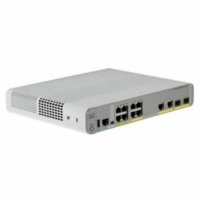 CISCO WS-C2960CX-8PC-L CATALYST 2960CX-8PC-L POE SWITCH - 8 ETHERNET PORTS & 2 COMBO SFP PORTS. REFURBISHED. IN STOCK.
