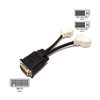 DELL - DVI SPLITTER Y CABLE DMS-59 CONNECTOR (1X LFH/2X 25-PIN DVI) FOR NVIDIA VIDEO CARDS (R0915). REFURBISHED. IN STOCK.