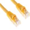 CABLESANDKITS PC6-YL-01 CAT6 ETHERNET PATCH CABLE BOOTED, 1FT, YELLOW.BULK