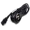 HP - POWER CORD - HAS STRAIGHT C13 (F) PLUG FOR POWER OUTPUT - 3.7M (12FT) LONG, BLACK (163719-002). REFURBISHED. IN STOCK.