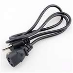 DELL - AC POWER CORD 125V 15A C-13 (0R215). REFURBISHED. IN STOCK.