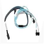 HP 580751-001 4 SATA TO MINI SAS CABLE ASSEMBLY - 38 INCHES LONG. REFURBISHED. IN STOCK.