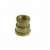 Anderson Metals 738119-0604 Reducing Pipe Coupling, 3/8 x 1/4 in, FIPT, Brass, 200 psi Pressure