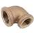 Anderson Metals 738105-1208 Reducing Pipe Elbow, 3/4 x 1/2 in, FIP, 90 deg Angle, Brass, 200 psi Pressure