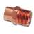 Elkhart Products 80310CP Pipe Adapter, 1/2 in, Sweat x MIP, Copper