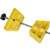 CAMCO 44622 Wheel Stop Chock, Plastic, Yellow, For: 26 to 30 in Dia Tires with Spacing of 3-1/2 to 5-1/2 in