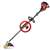 Troy-Bilt 41AD304S766 String Trimmer, Gas, 30 cc Engine Displacement, 4-Cycle Engine, 0.095 in Dia Line