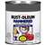 Rust-Oleum 7214502 Enamel Paint, Hammered, Gray, 1 qt, Can, 75 to 150 sq-ft/qt Coverage Area