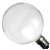 Sylvania 15792 Incandescent Lamp, 60 W, G40 Lamp, Medium Lamp Base, 490 Lumens, 5000 K Color Temp, 2500 hr Average Life