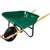 Landscapers Select 34564 Wheelbarrow, 6 cu-ft Volume, Steel Tray, 1-Wheel, Pneumatic Wheel, 16 in Wheel