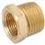 Anderson Metals 756110-0804 Hex Pipe Bushing, 1/2-14 x 1/4-18 in, MNPT x FNPT, 1000 psi Pressure