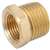 Anderson Metals 756110-0602 Hex Pipe Bushing, 3/8-18 x 1/8-27 in, MNPT x FNPT, 1000 psi Pressure