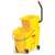 Rubbermaid FG758021YEL Mop Wringer Bucket with Wheels, 35 qt Capacity, Plastic Bucket/Pail, Yellow