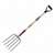 Razor-Back 2827200 Compost Fork, 9 in W Tine, 12-1/2 in L Tines, Oval Tine, 5-Tine, Steel Tine, Hardwood Handle