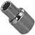 Vulcan MT6529093 Drive Socket, 12 mm Socket, 1/2 in Drive, 12-Point, Chrome Vanadium Steel, Chrome