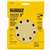 DEWALT DW4306 Sanding Disc, 5 in Dia, Coated, 220 Grit, Very Fine, Aluminum Oxide Abrasive, Paper Backing, 8-Hole