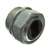 Halex 08212B Watertight Connector, 1-1/4 in Hub, Compression, Zinc