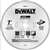 DEWALT DW4791 Circular Saw Blade, 7 in Dia, 5/8 in Arbor, Diamond Cutting Edge, Applicable Materials: Stone