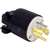 Eaton Wiring Devices L1420P Electrical Plug, 3 -Pole, 20 A, 125/250 V, NEMA: NEMA L14-20, Black/White