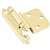 Amerock BP34283/BPR34283 Cabinet Hinge, 3/8 in Inset, Polished Brass