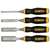 DEWALT DWHT16063 Chisel Set, 4-Piece, Black/Yellow