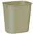 Rubbermaid 2955 FG295500BEIG Waste Basket, 13 qt Capacity, Plastic, Beige, 12-1/8 in H