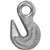 Campbell T9001624 Eye Grab Hook, 3/8 in, 5400 lb Working Load, 43 Grade, Steel, Zinc