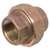 Anderson Metals 738104-12 Pipe Union, 3/4 in, FIPT, Red Brass, 200 psi Pressure