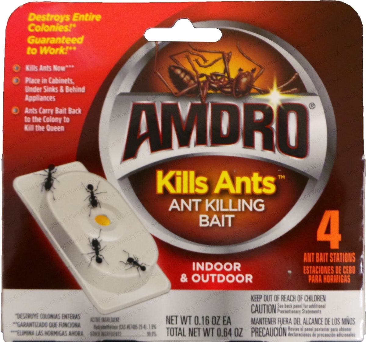 Amdro Ant Killing Bait - 4 pack, 0.16 oz stations