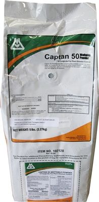 Captan 50W -  5 Lbs.