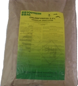 2.5% Chlorpyrifos Granular Insecticide - 50 Lbs.