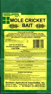 Mole Cricket Bait (5% Carbaryl) - 9 Lbs.