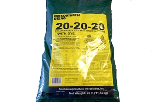 Southern Ag 20-20-20 Fertilizer w/ Dye - 25 Lbs.
