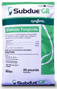 Subdue GR Granular Fungicide - 25 Lbs.