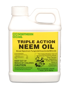 Triple Action Neem Oil - 1 Pint.