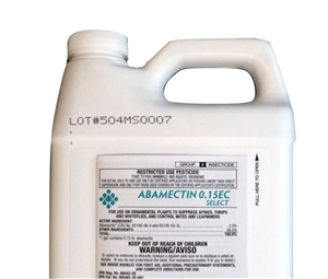 Abamectin 0.15 EC Miticide Insecticide (Avid Alternative) - 1 Gallon